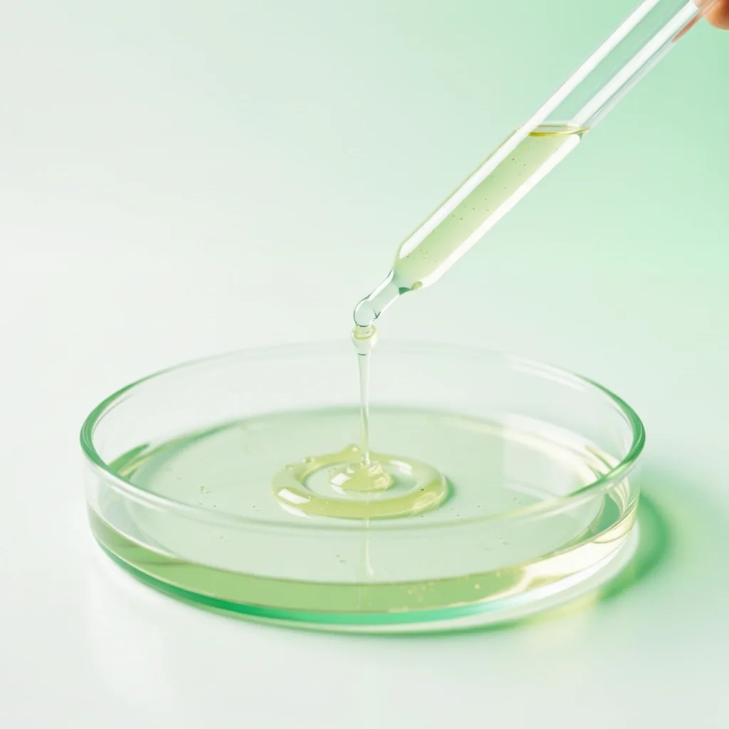 Molecular texture of hyaluronic acid serum